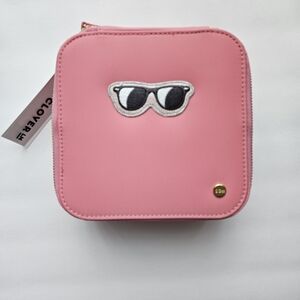 NWT Stoney Clover Lane Guava Travel Case w/ Sunglasses Patch